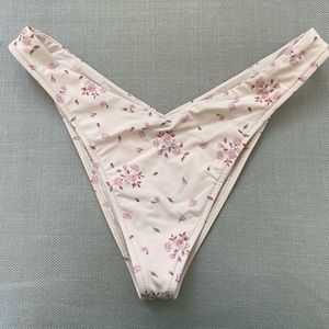 Frankies Bikinis floral bottoms